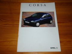 OPEL CORSA 1993 brochure