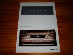 OPEL OMEGA V8 2000 brochure, OPEL OMEGA V8 2000 katalog