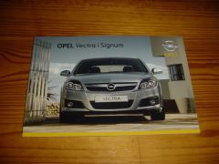 OPEL VECTRA/SIGNUM 2007 brochure