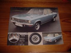 OPEL ASCONA 1971 brochure