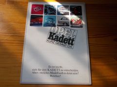 OPEL KADETT 1966 brochure