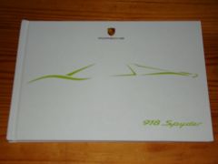 PORSCHE 918 SPYDER brochures