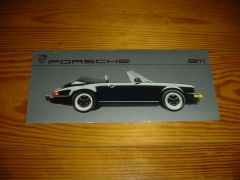 PORSCHE 911 1987 brochure