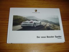 PORSCHE BOXSTER SPYDER 2015 brochure