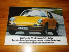 PORSCHE 911 2.4 BROCHURE