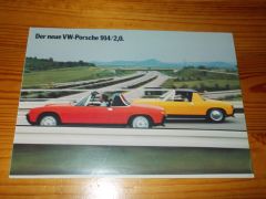 VW-PORSCHE 914/2,0 BROCHURE