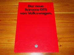 VW SCIROCCO GTS 1983 brochure