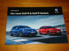 VW GOLF R  2017 brochure