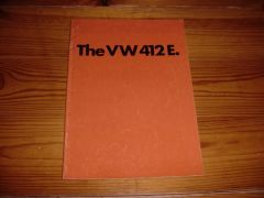 VW 412E 1972 brochure