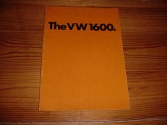 VW 1600 1972 brochure