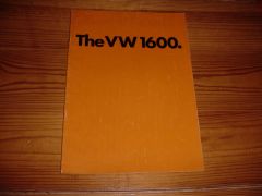 VW 1600 1972 brochure