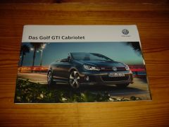 VW GOLF GTi CABRIOLET 2016  brochure