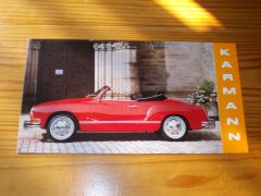 VW KARMANN GHIA CABRIOLETBROCHURE