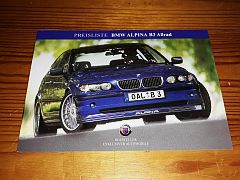 Prospekt ALPINA B3 ALLRAD ALPINA B3 ALLRAD brochure