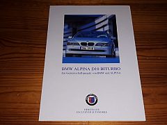Prospekt ALPINA B10 BITURBO 2001 ALPINA B10 BITURBO 2001 brochure