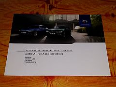 Prospekt BMW ALPINA B3 BITURBO SALOON & TOURING 2016 brochure