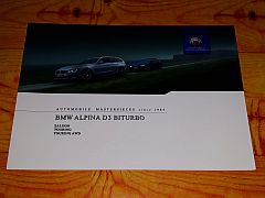 Prospekt BMW ALPINA D3 BITURBO SALOON & TOURING 2017 brochure