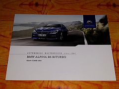 Prospekt BMW ALPINA B6 BITURBO GRAN COUPE AWD 2015 brochure