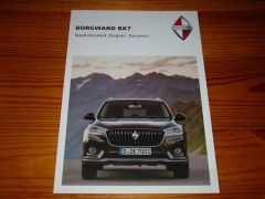 BORGWARD BX7 2017 brochure