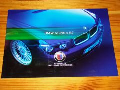 Prospekt reklamowy ALPINA B7 ALPINA B7 brochure
