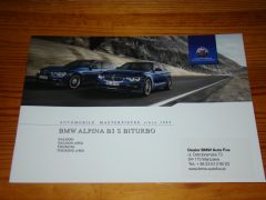 Prospekt ALPINA BS3 BITURBO 2017 ALPINA BS3 BITURBO 2017 brochure