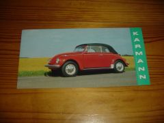 VW 1302 LS CABRIOLET BROCHURE