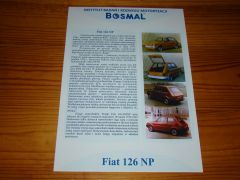BOSMAL FIAT 126 NP BROCHURE