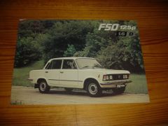 Prospekt Fiat 125p 1.6D