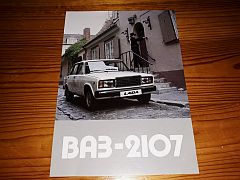 LADA 2107 1988 leaflet