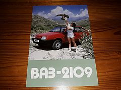 LADA 2109 1988 leaflet