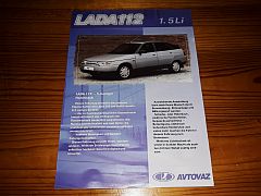 LADA 112 1.5 Li leaflet