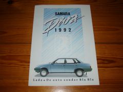 LADA SAMARA DIVA 1992 BROCHURE