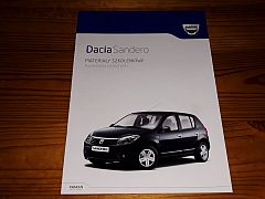 DACIA SANDERO 2008 brochure