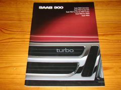 SAAB 900 1988 brochure