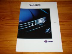 SAAB 9000 1992 brochure