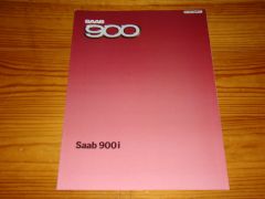 SAAB 900i 1984 brochure