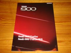 SAAB 900 TURBO & 900 TURBO 16S 1986 brochure