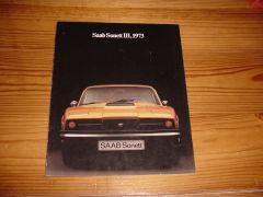 SAAB SONETT III 1973 brochure