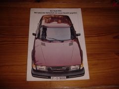 SAAB 900 brochure