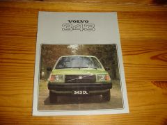 VOLVO 343 1978 brochure