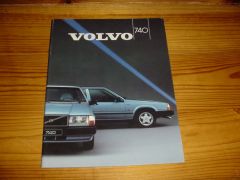 VOLVO 740 1985 brochure