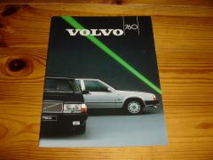 VOLVO 760 1987 brochure