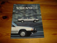 Prospekt VOLVO 740 GLE 1984 brochure
