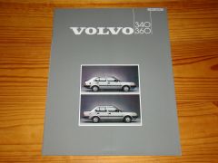 VOLVO 340/360 1985 brochure