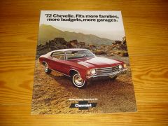 CHEVROLET CHEVELLE 1972 brochure