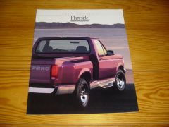 Prospekt FORD F-SERIES FLARESIDE 1992