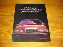 FORD THUNDERBIRD 1983 brochure