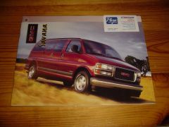 GMC SAVANNA 1999 brochure