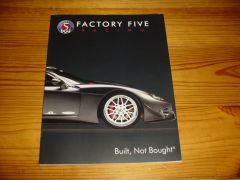 Factory Five 2016 brochure