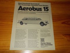 CHECKER AEROBUS BROCHURES